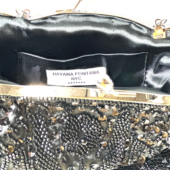 Beaded Sequin Design Evening Clutch - Picture 3 of 13